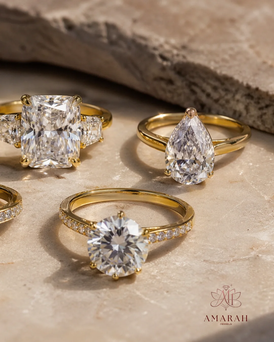 Moissanite ring designs