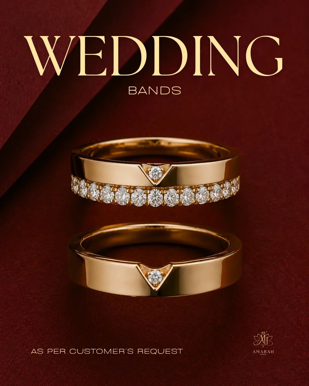 AMARAH Jewels wedding bands